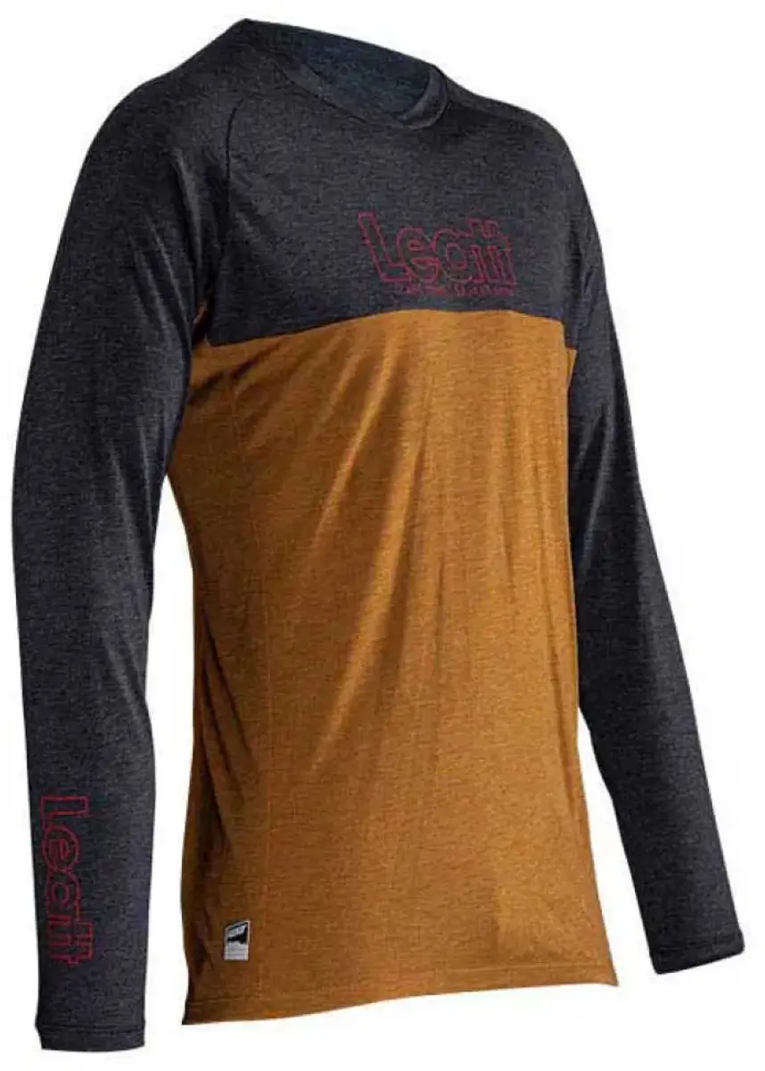 Leatt MTB Gravity 2.0 Trui - L - Bruin/Zwart - afbeelding 4 van 4