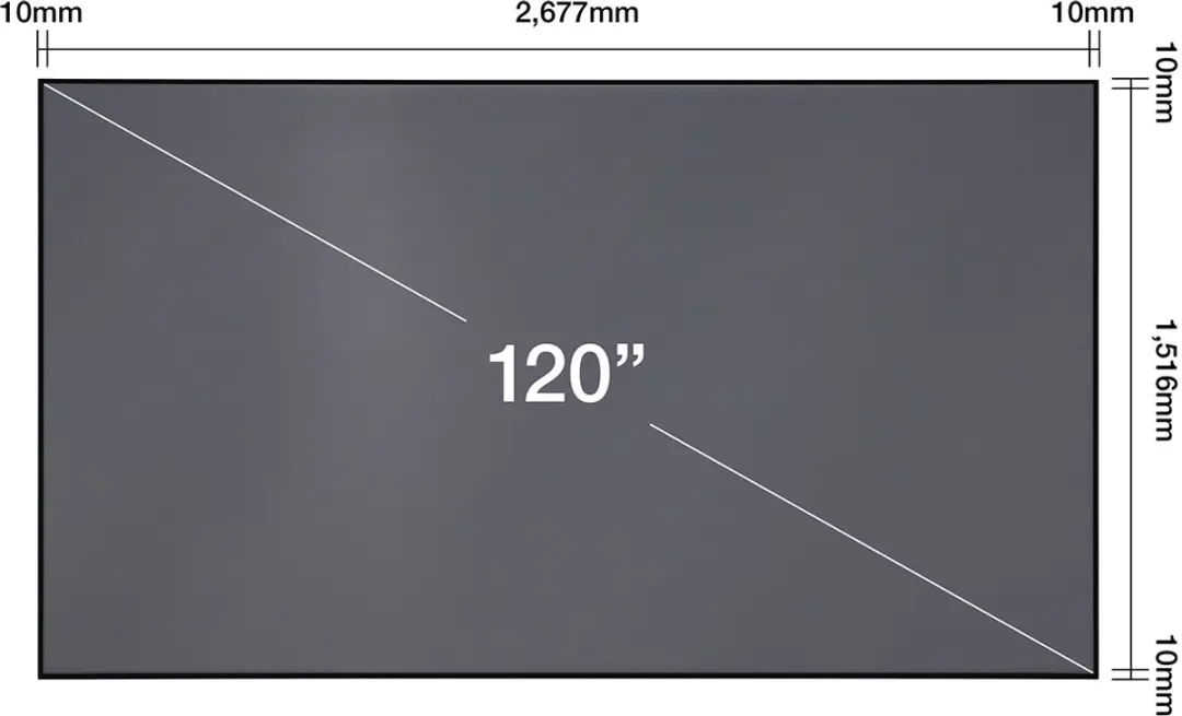 Epson ELPSC36 Projectiescherm 3,05m - Zwart - afbeelding 2 van 5