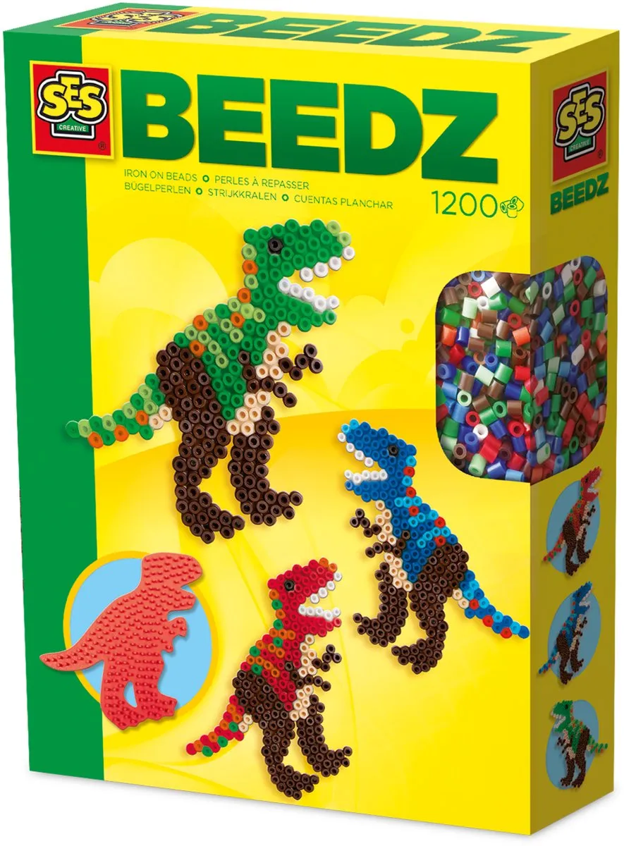 SES Creative Beedz Dino T-Rex Strijkkralen