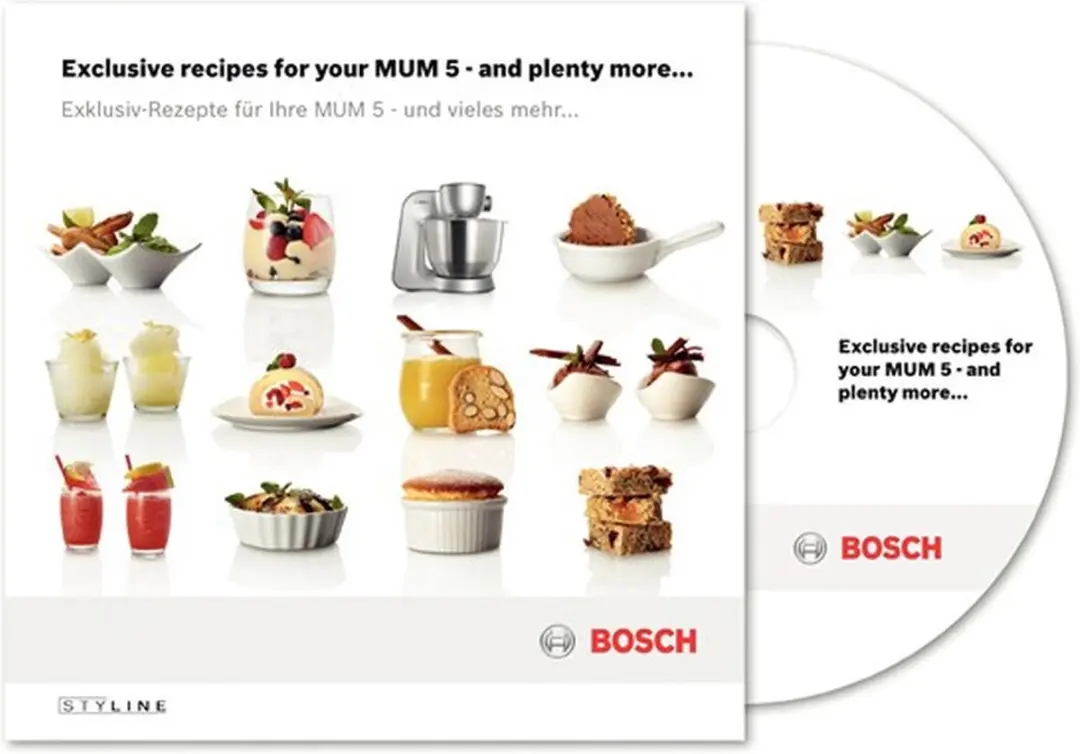 Bosch MUM54251 Keukenmachine 900W - 3,9L - Wit/Zilver - afbeelding 5 van 6