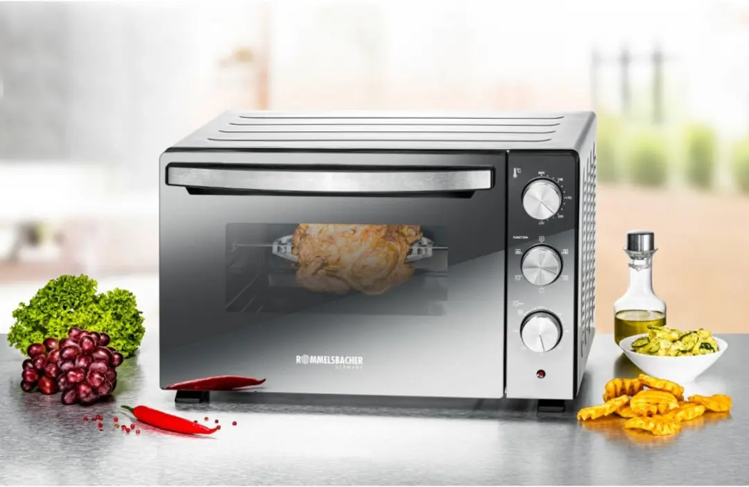 Rommelsbacher BGS 1500 Grill-Oven 30L - Zwart/Zilver - afbeelding 4 van 4