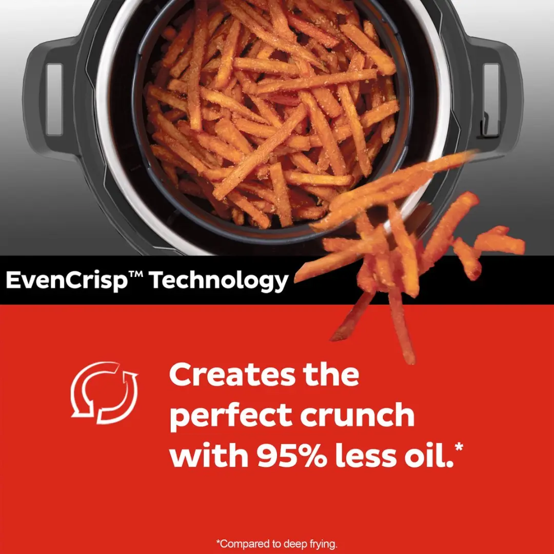 Instant Pot Duo Crisp 7,6L Multicooker + Airfryer - 11-in-1 - RVS - afbeelding 6 van 10