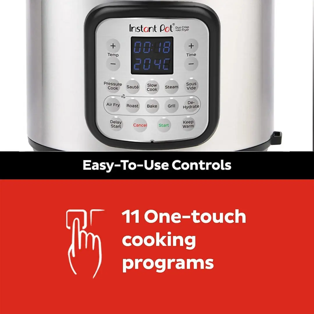 Instant Pot Duo Crisp 5,7L Multicooker + Airfryer - 11-in-1 - 1500W
