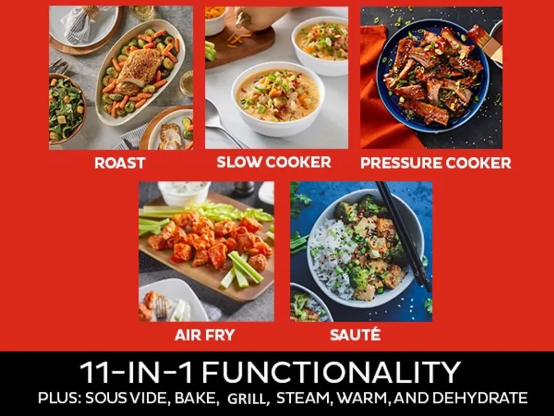 Instant Pot Duo Crisp 5,7L Multicooker + Airfryer - 11-in-1 - 1500W - afbeelding 6 van 7