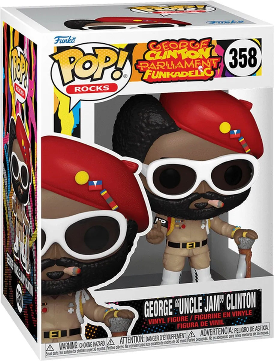 Funko Pop! Rocks George Clinton Parliament Funkadelic 75367 - Multi