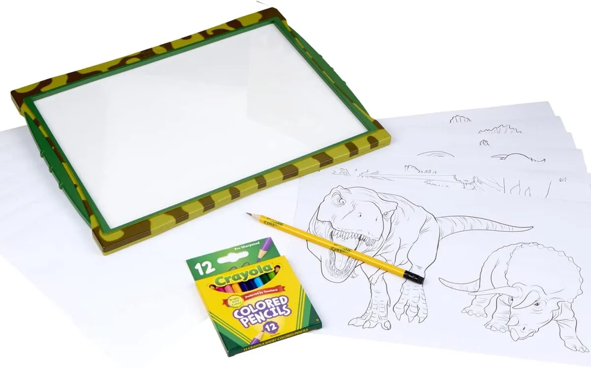 Crayola Light Up Tracing Pad Dinosaur Edition