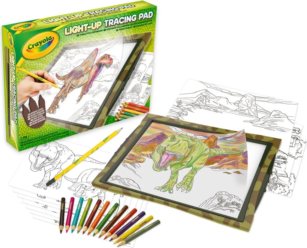 Crayola Light Up Tracing Pad Dinosaur Edition