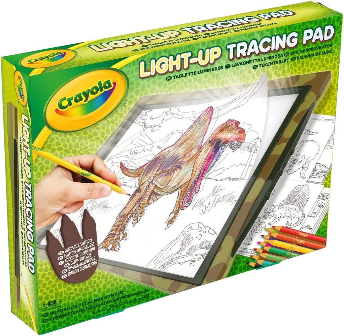 Crayola Light Up Tracing Pad Dinosaur Edition