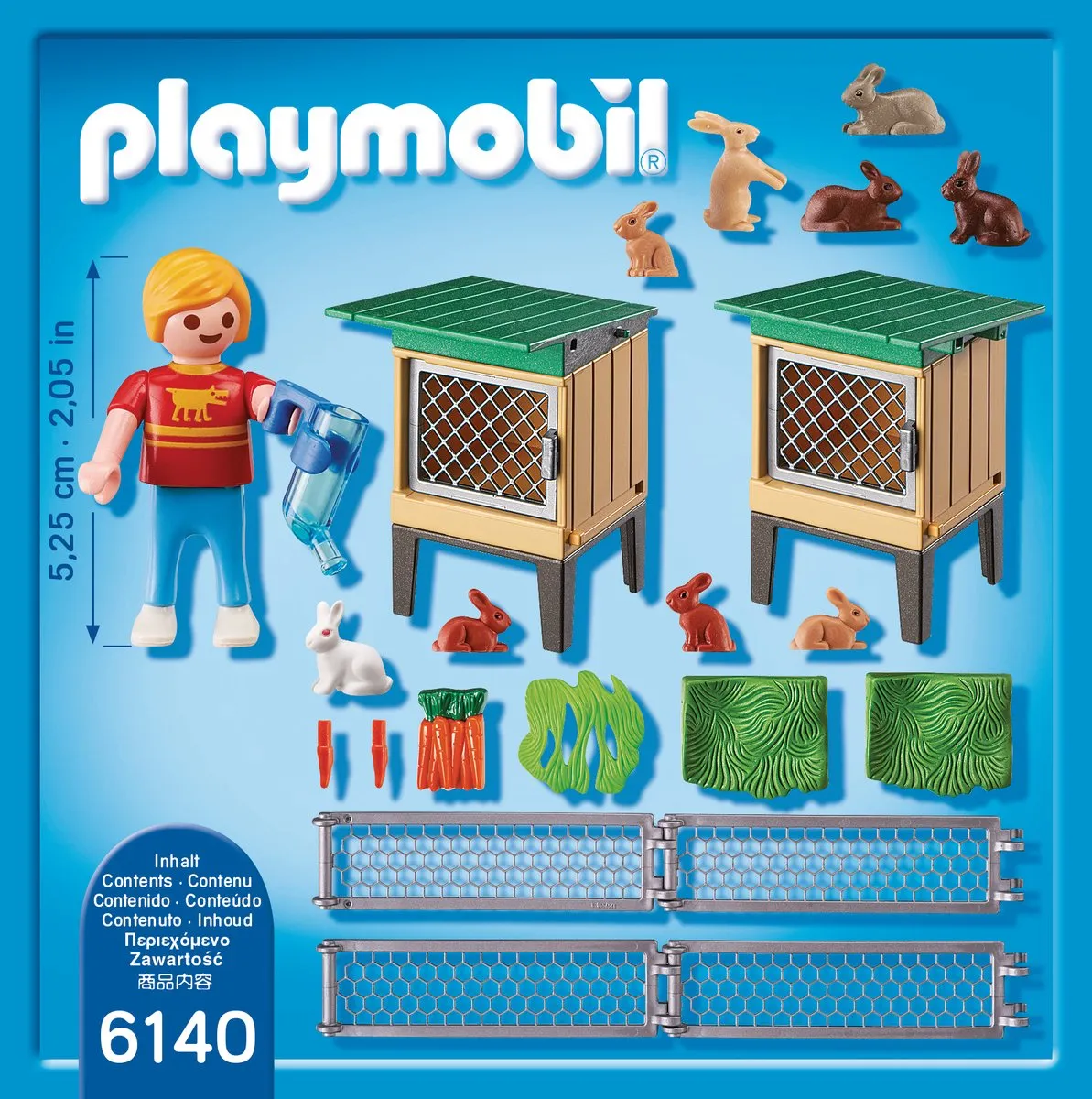 Playmobil Konijnenhok met Buitenren 6140 - Groen - afbeelding 3 van 6
