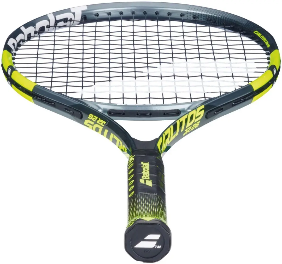 Babolat Carlitos Junior 26" Tennisracket - L00 - Grijs/Geel - afbeelding 5 van 6