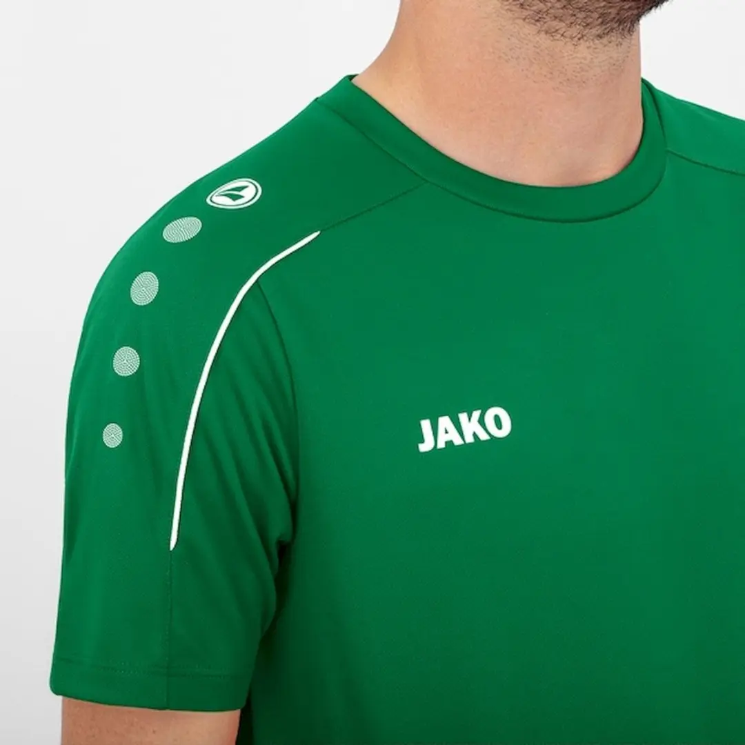 JAKO Classico T-Shirt 6150-06 - L - Groen/Wit