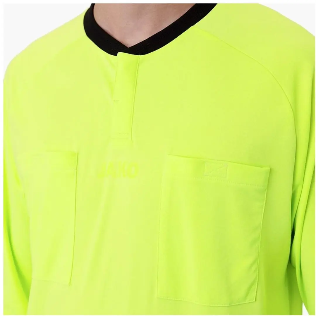 JAKO LS Sportshirt Mannen - Maat L - Geel/Zwart