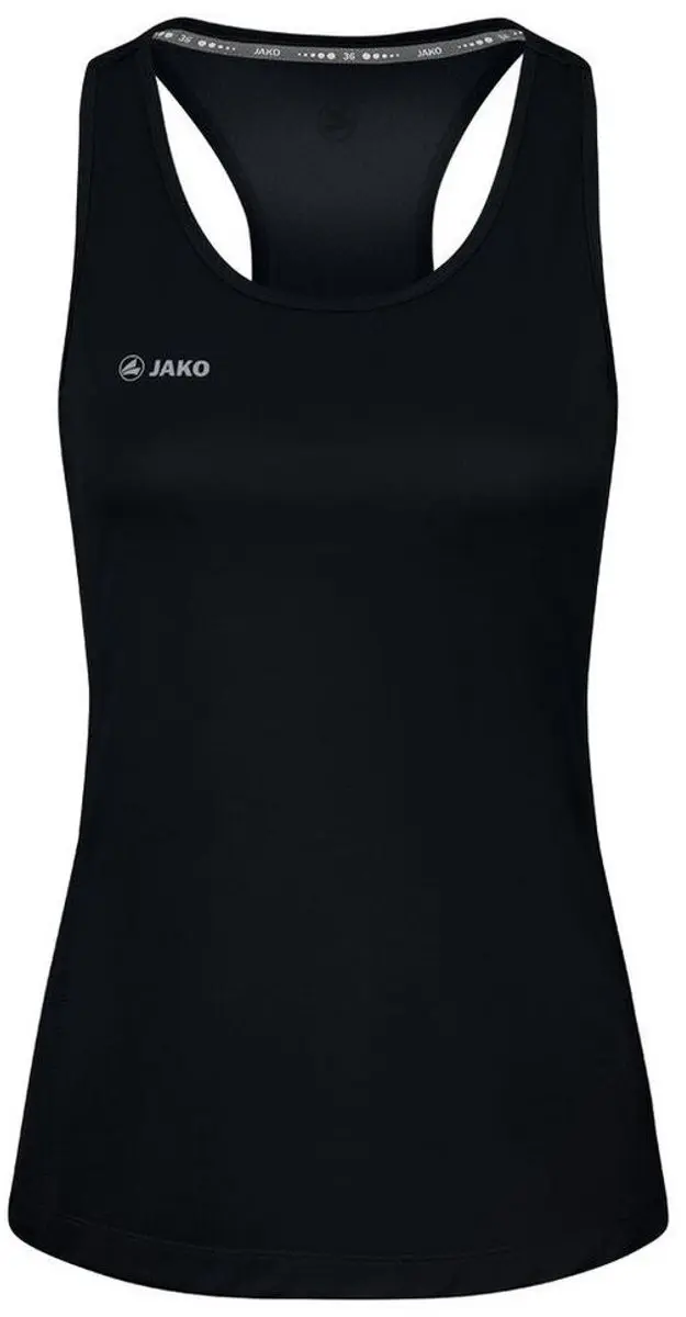 Jako Run 2.0 Dames Tanktop - Zwart - Maat 38