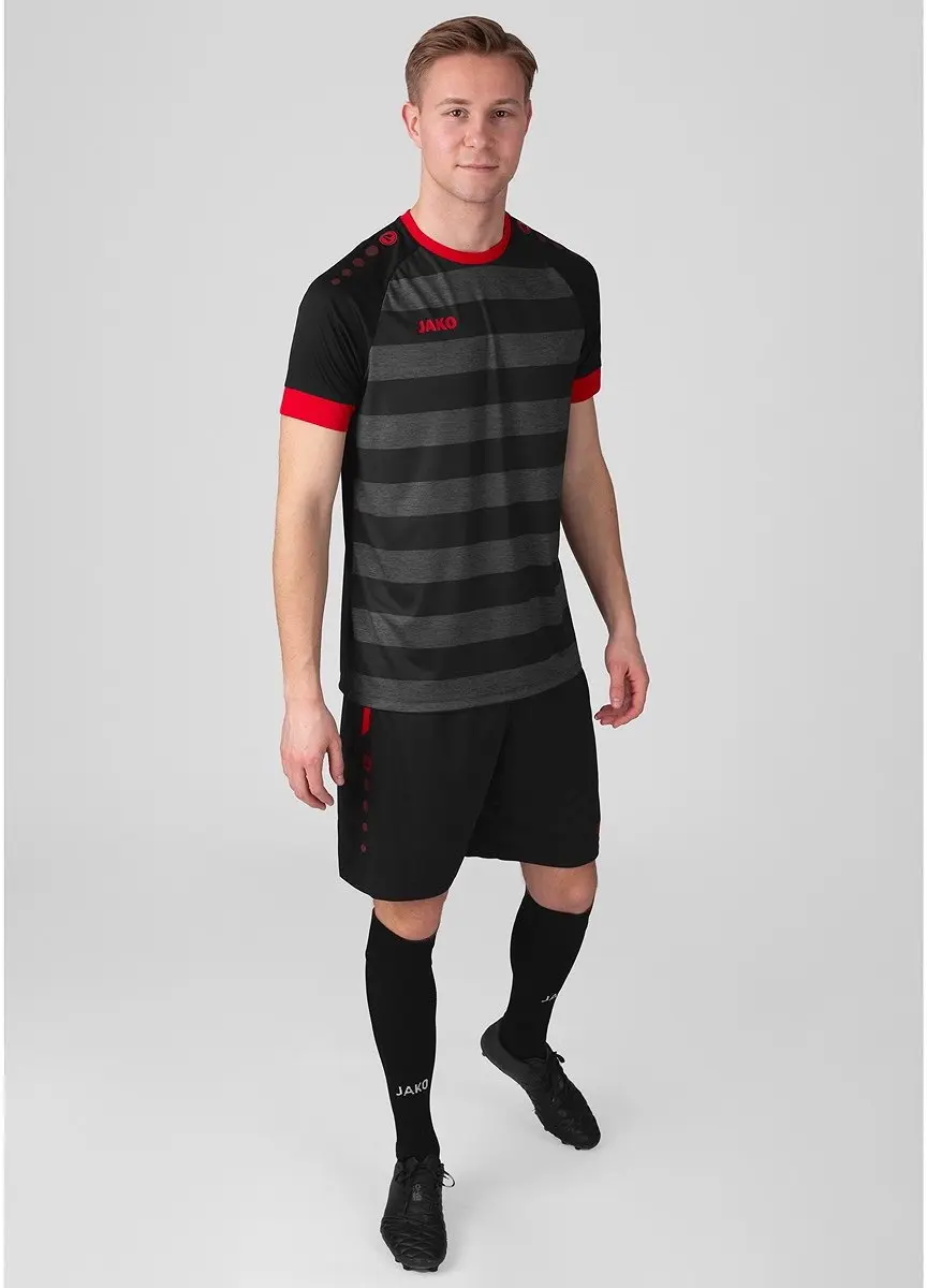 JAKO Celtic Melange Shirt Heren - Sportrood/Zwart XL