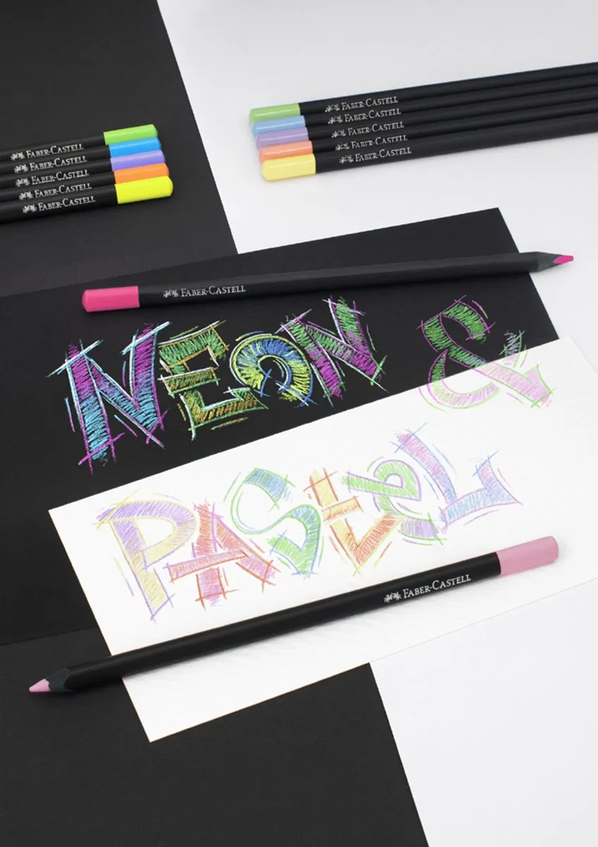Faber-Castell FC-116410 Kleurpotloden Black Edition - 12 Stuks
