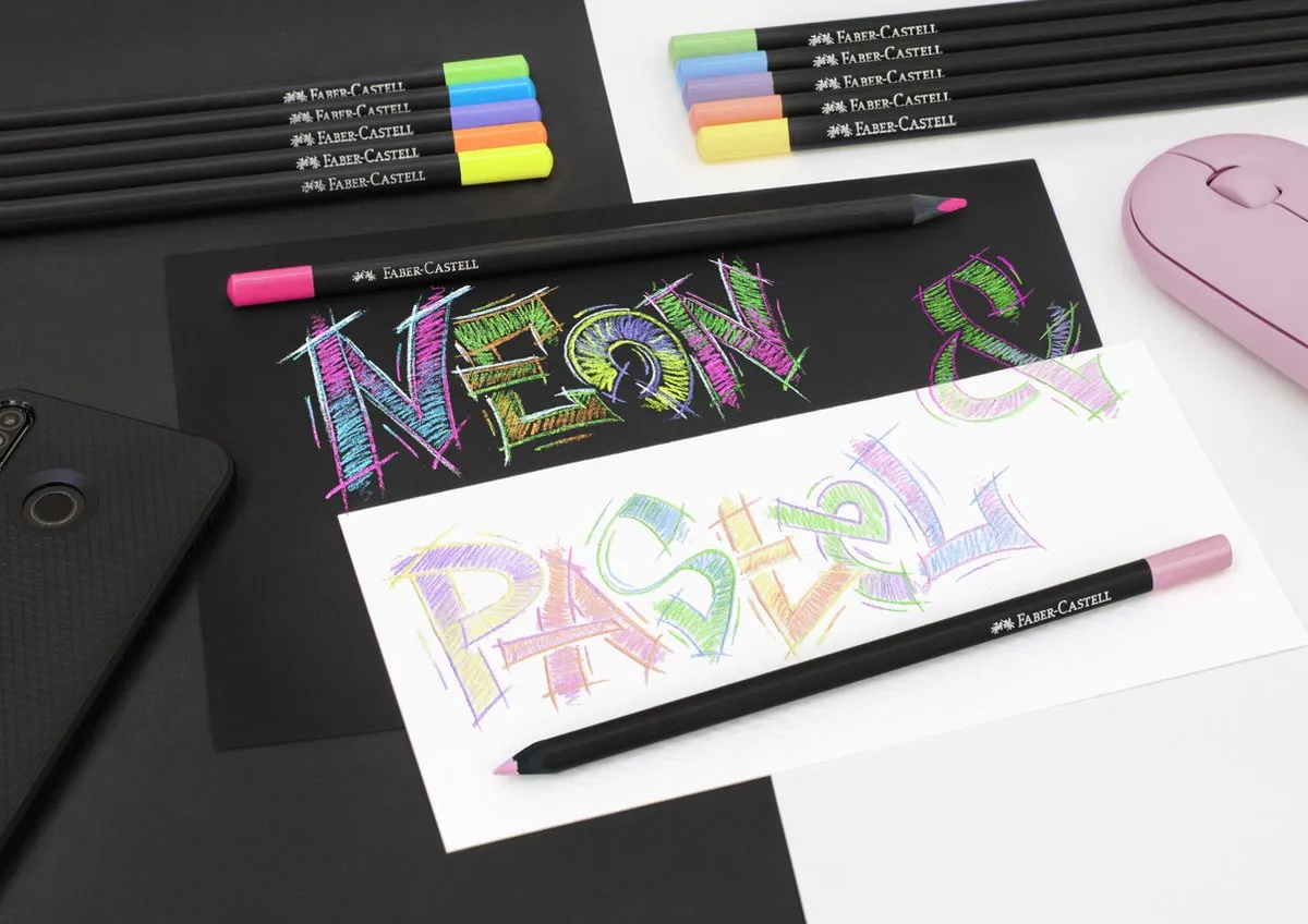 Faber-Castell FC-116410 Kleurpotloden Black Edition - 12 Stuks