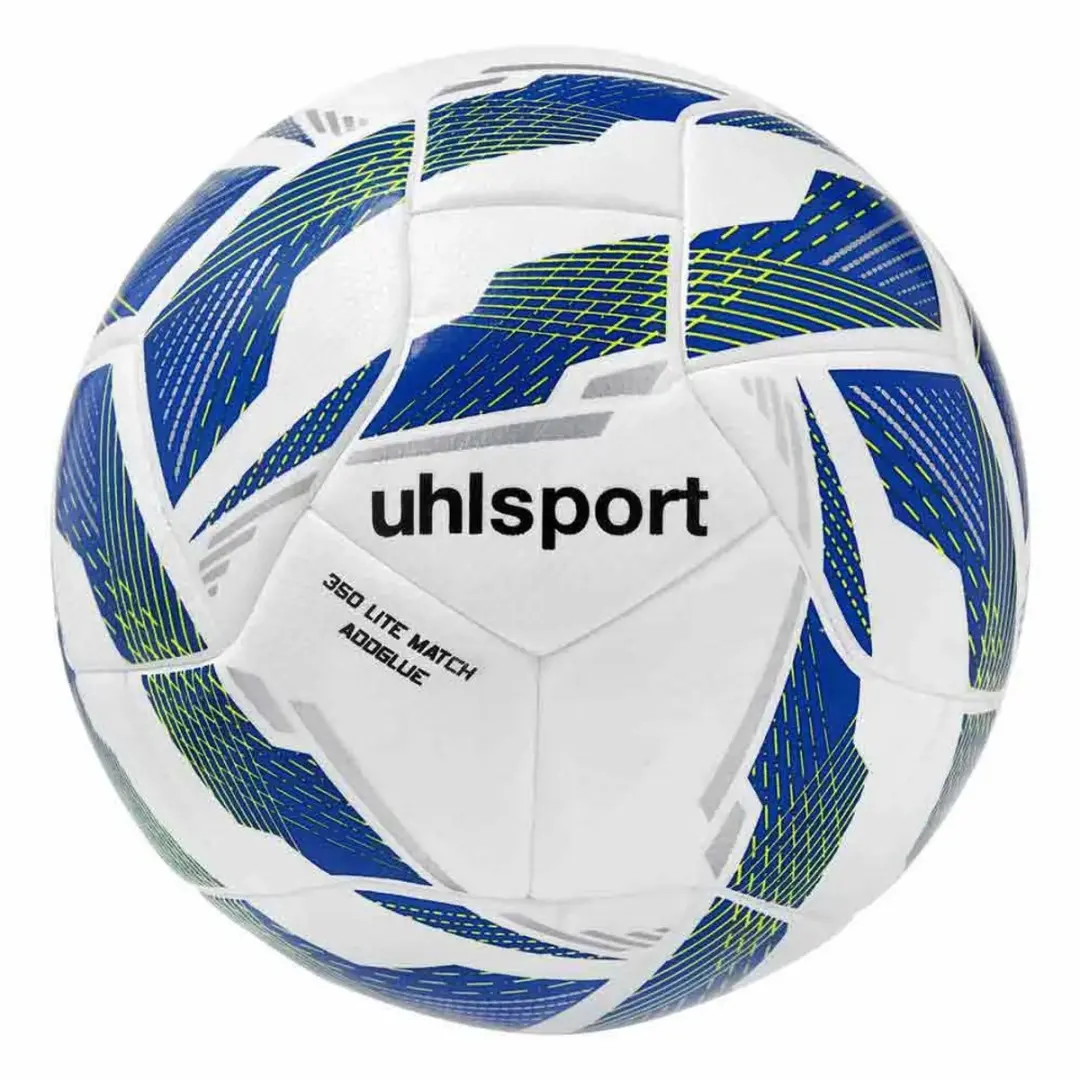 Uhlsport 350 Lite Match Addglue Voetbal 5 - Blauw/Wit/Geel