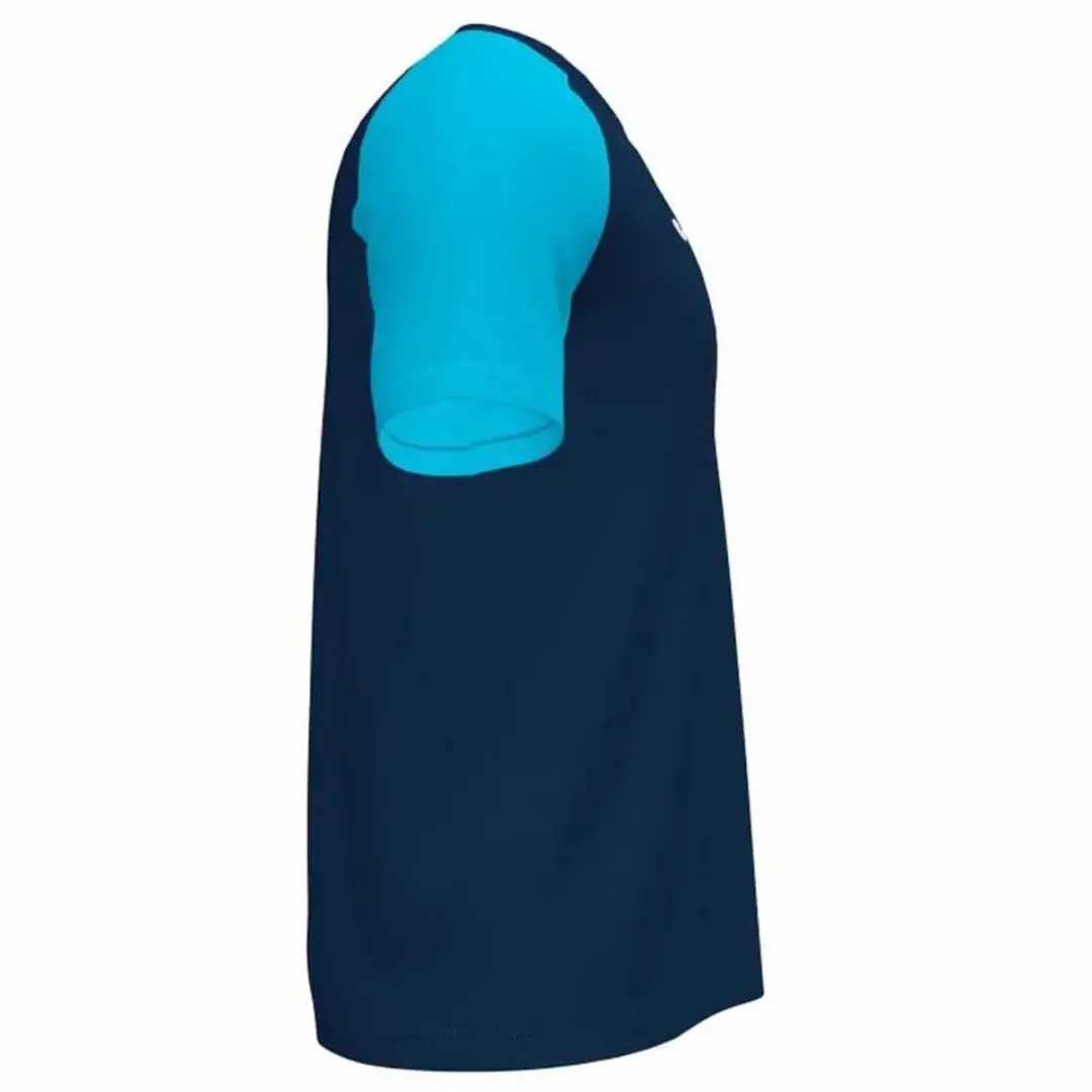 Joma Academy IV Shirt Heren - Marine/Turquoise Fluor L - afbeelding 5 van 6