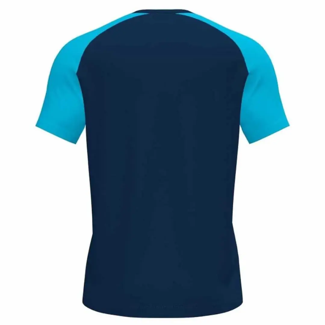 Joma Academy IV Shirt Heren - Marine/Turquoise Fluor L - afbeelding 2 van 6