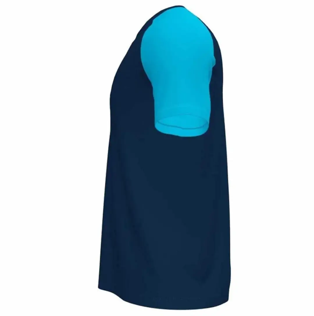 Joma Academy IV Shirt Heren - Marine/Turquoise Fluor L - afbeelding 3 van 6