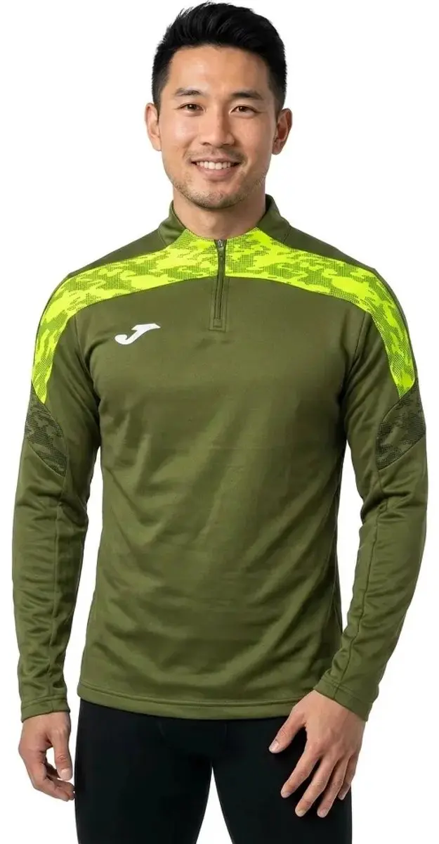 Joma Championship VIII Sweatshirt - Groen/Geel L - afbeelding 2 van 2