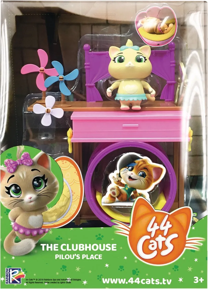 Smoby Pilou 44CATS Deluxe Speelset - Multicolor