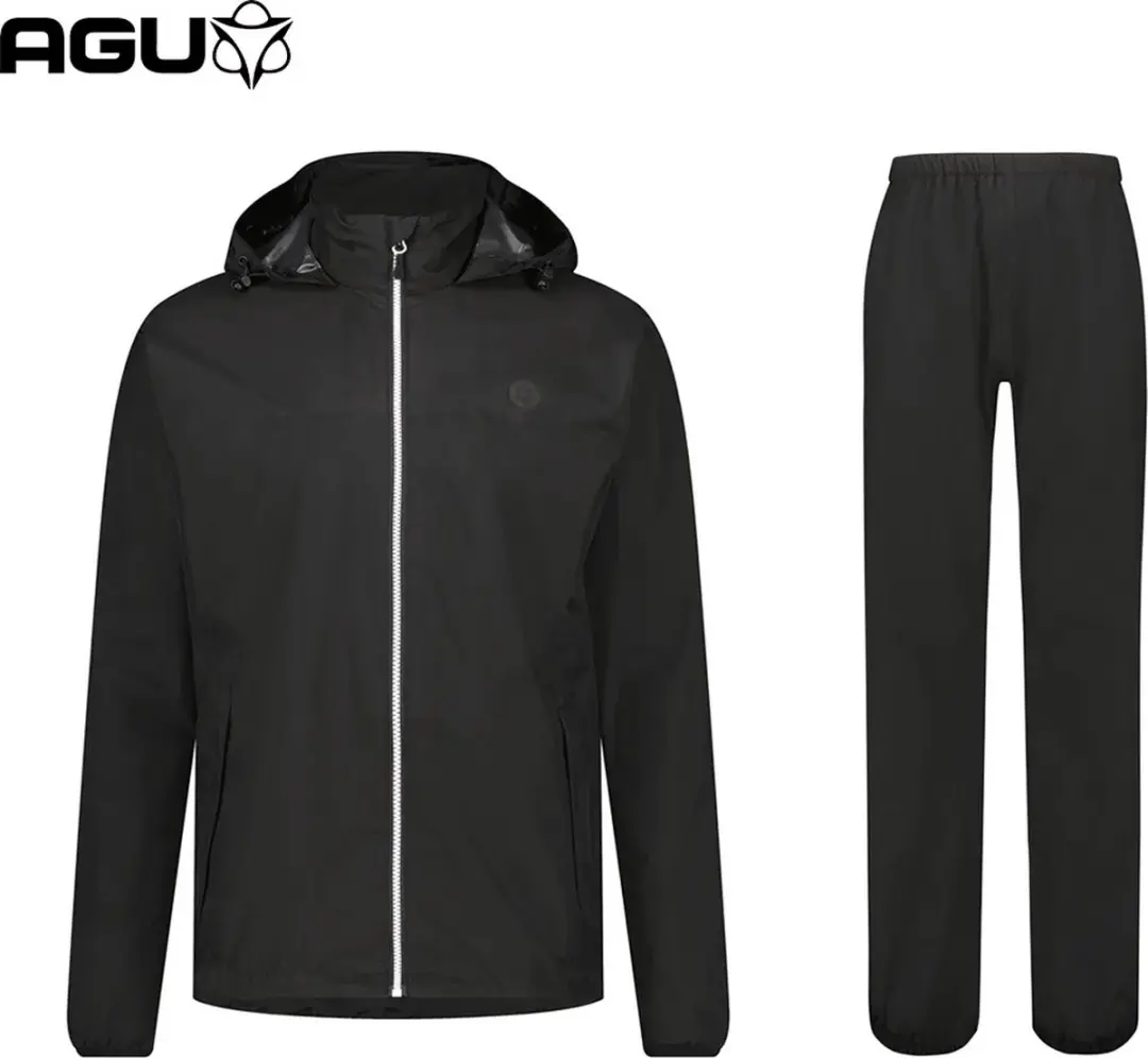 AGU GO Essential Regenpak Unisex - XXL - Zwart - afbeelding 2 van 6