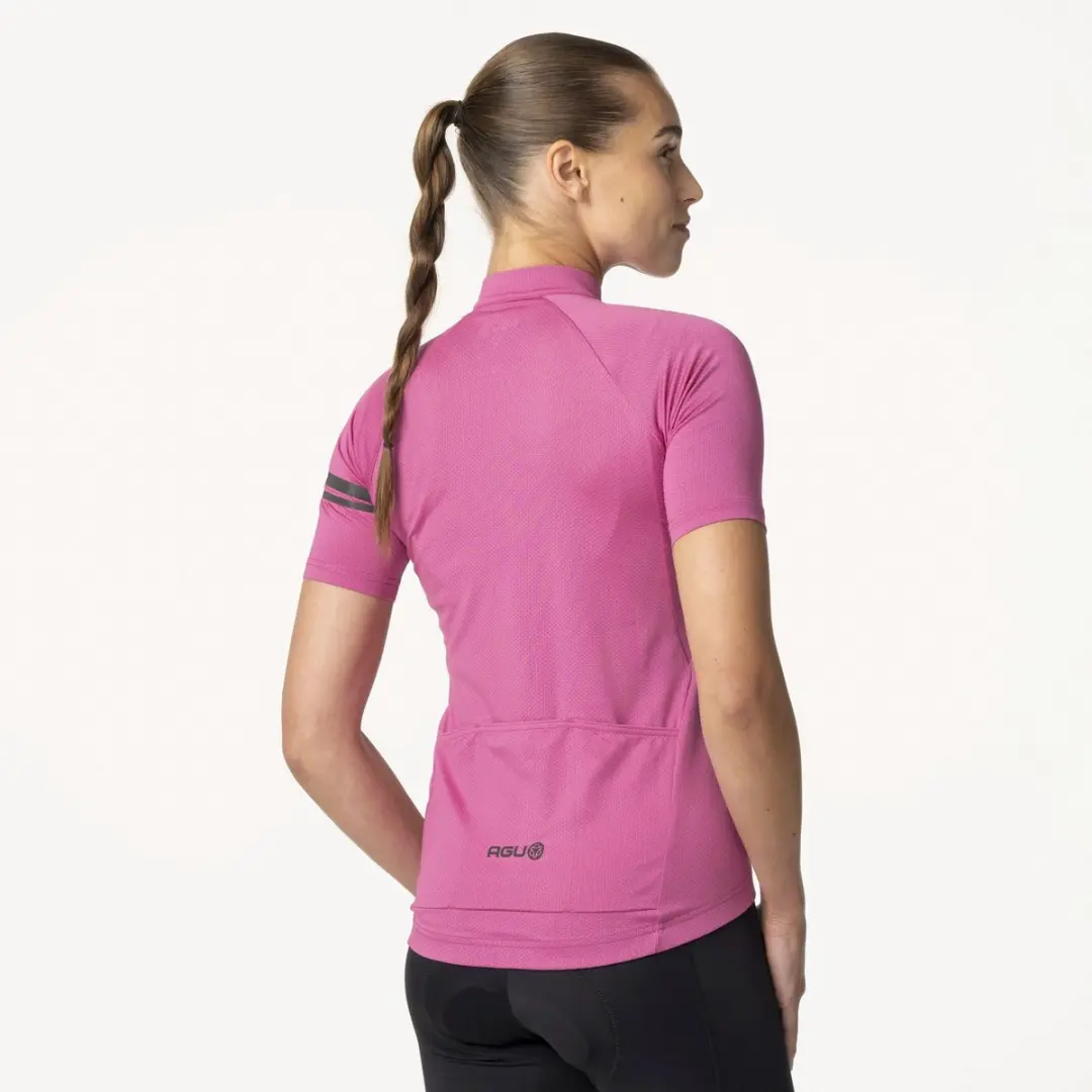 AGU Core Fietsshirt Dames - L - Electric Fuchsia