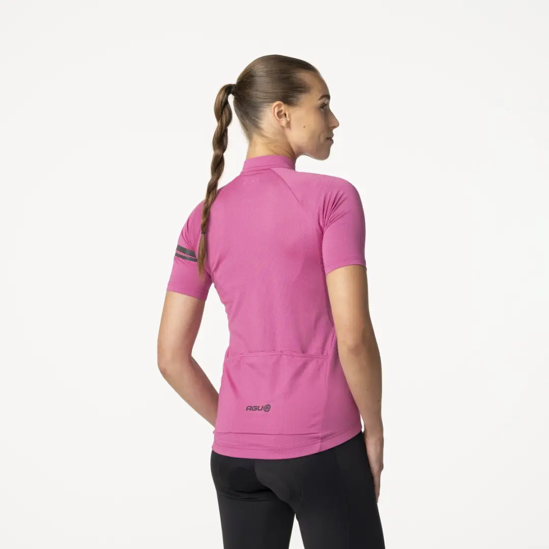 AGU Core Fietsshirt Dames - L - Electric Fuchsia