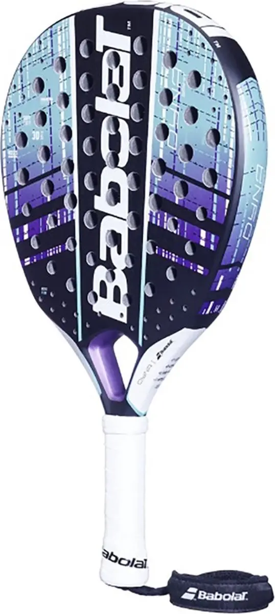 Babolat Dyna Spirit 2023 Padelracket - L0 - Paars/Blauw - afbeelding 4 van 6