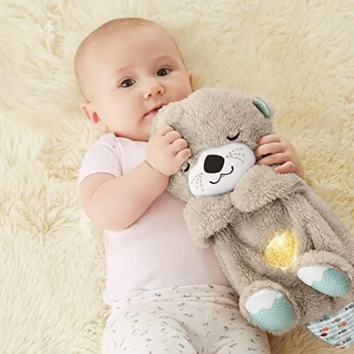Fisher Price Pluche Snoezelotter Muziekdoos - Meerkleurig