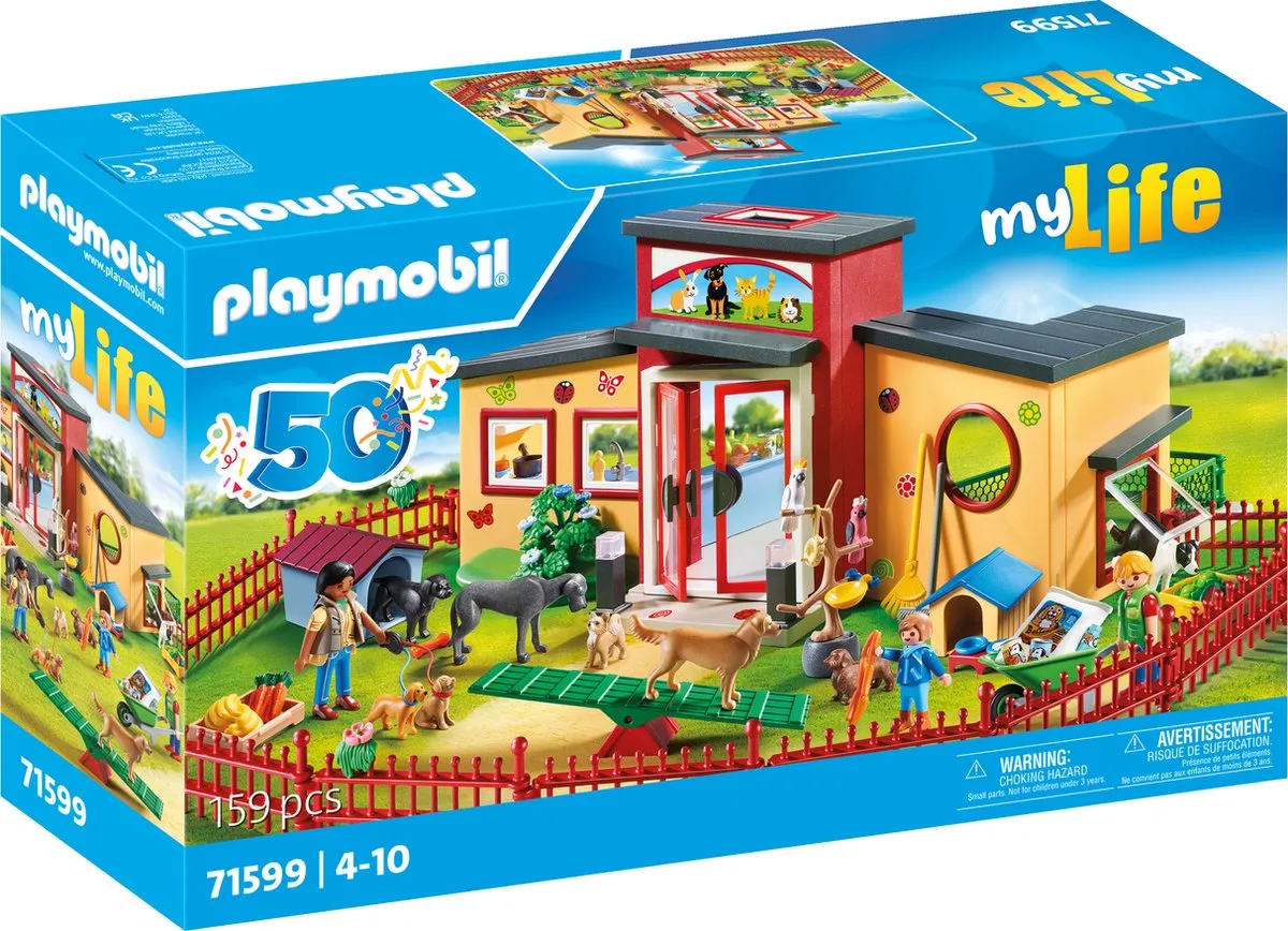 Playmobil My Life Dierenpension 71599 - Multicolor