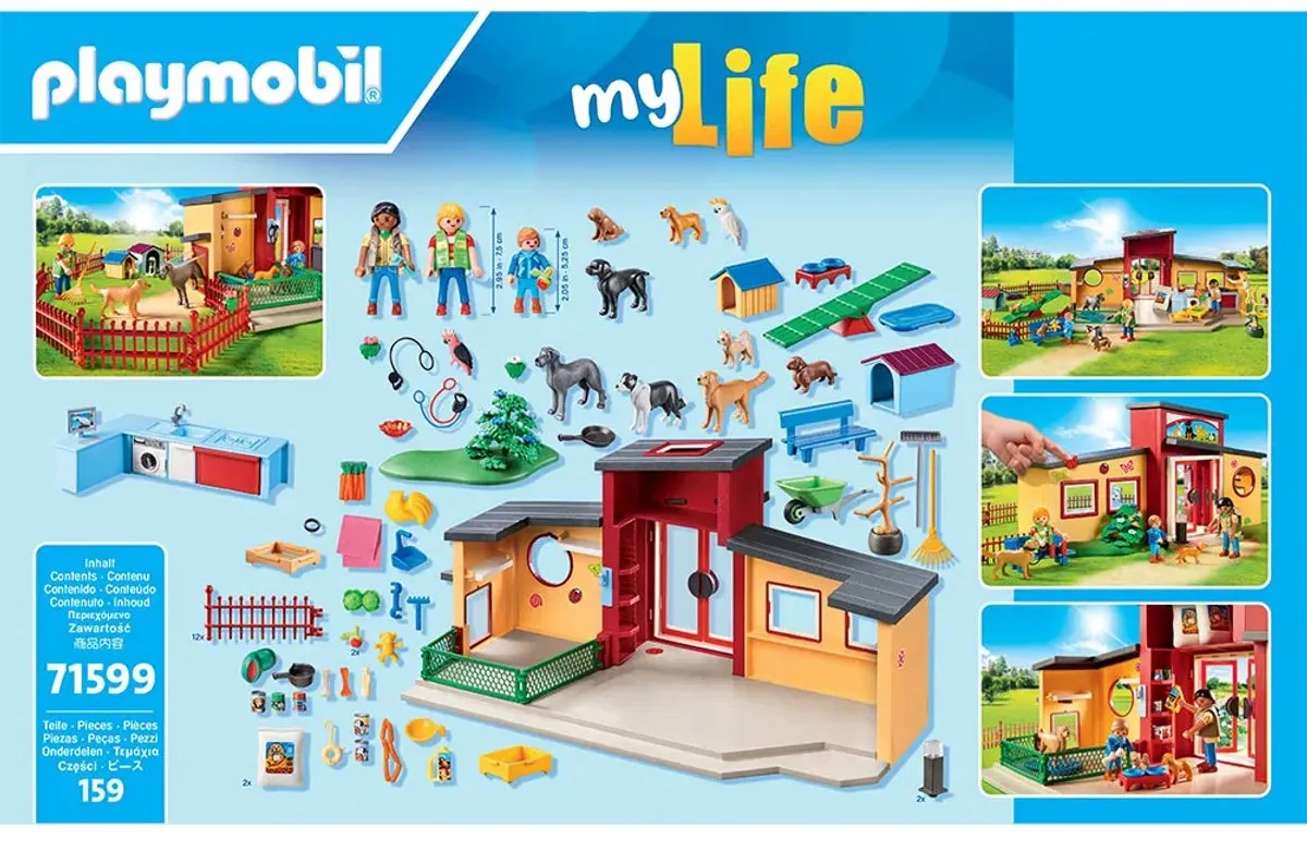 Playmobil My Life Dierenpension 71599 - Multicolor