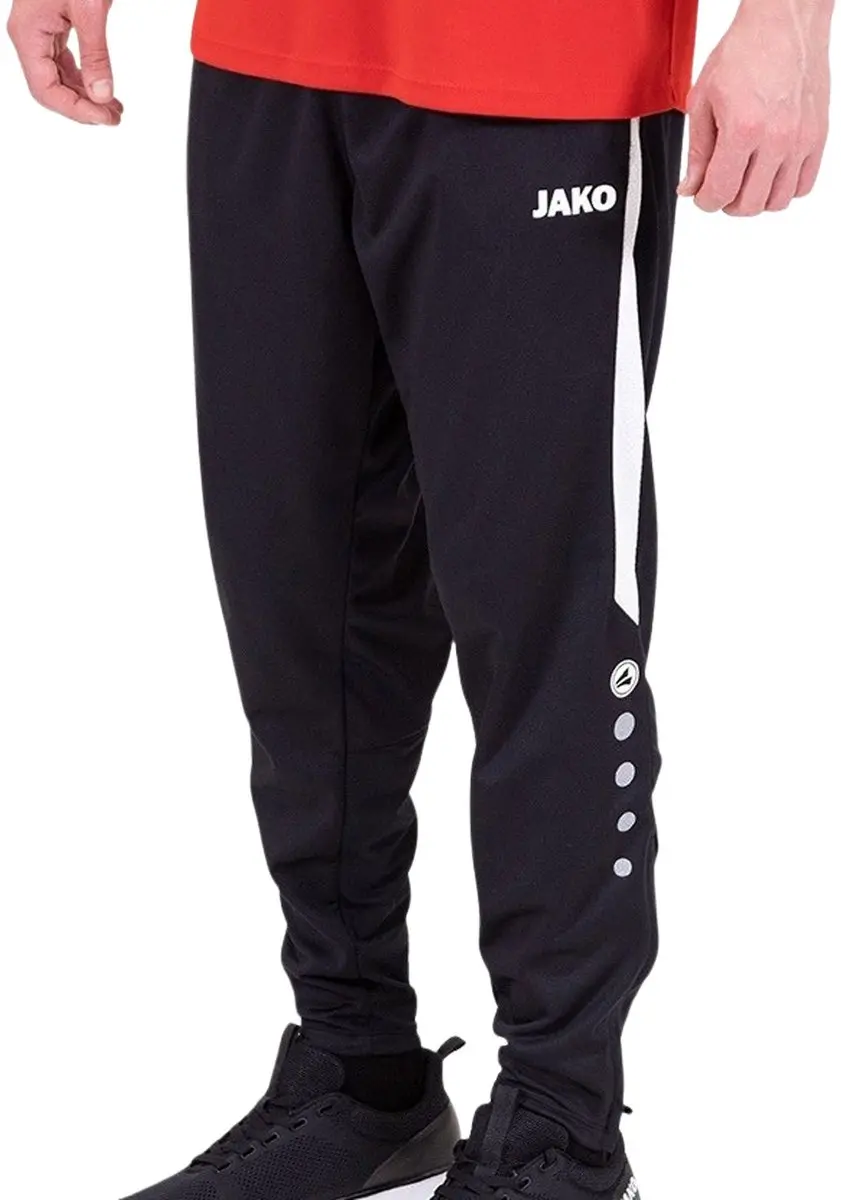 JAKO Power Trainingsbroek Heren XL - Zwart/Wit
