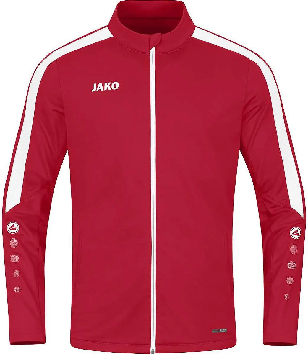 Jako Power Polyestervest Kinderen 164 - Rood