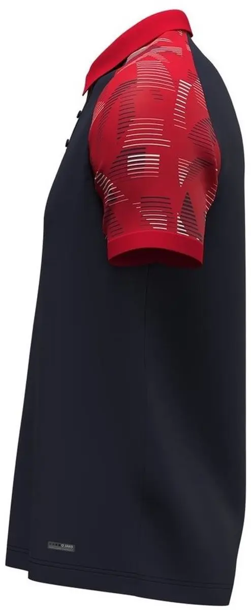 Jako Sonic Polo Heren - Marine/Rood L