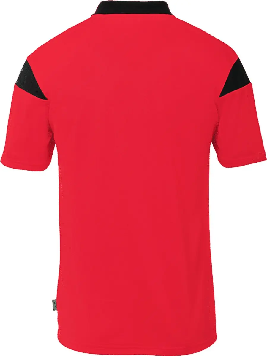 Uhlsport Squad 27 Polo Heren - Rood/Zwart 3XL