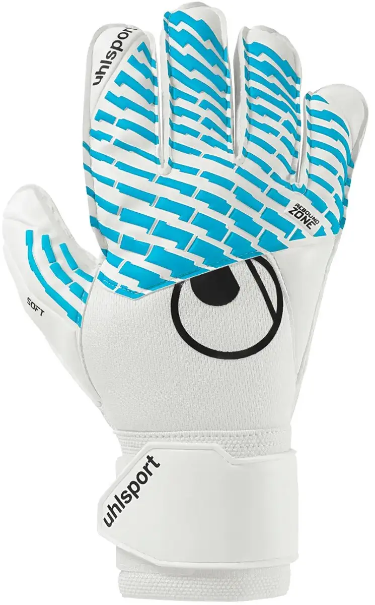 Uhlsport FM Cybertec Soft Pro Keepershandschoenen 7 - Blauwwitzwart