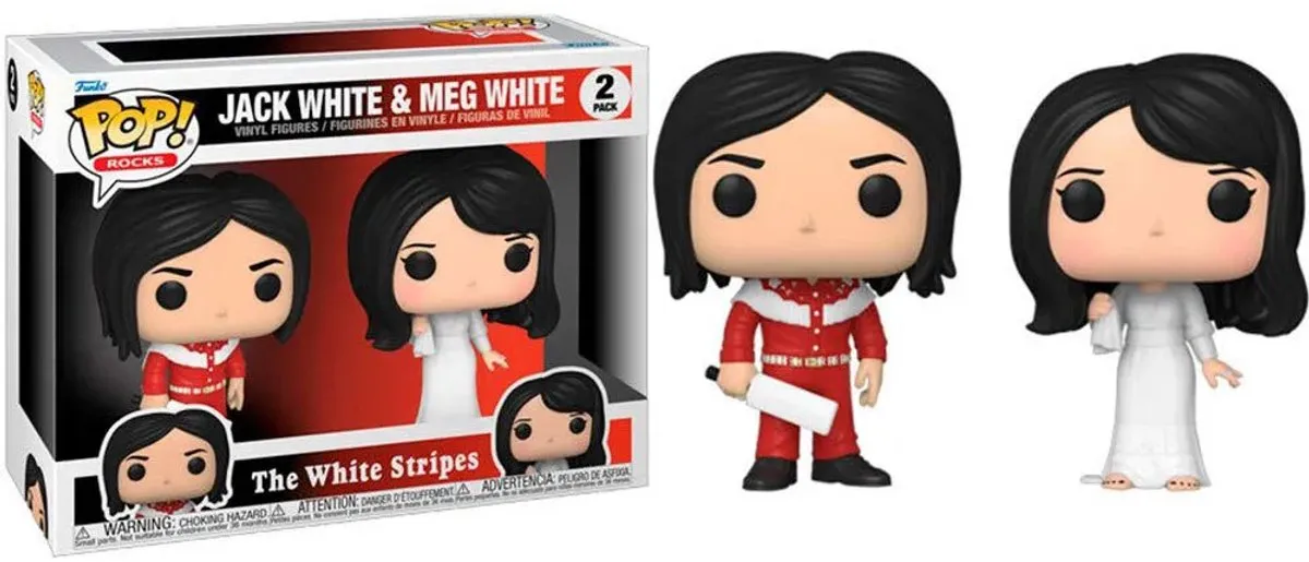 Funko The White Stripes Pop! Rocks 2-Pack - Jack & Meg White - 9cm