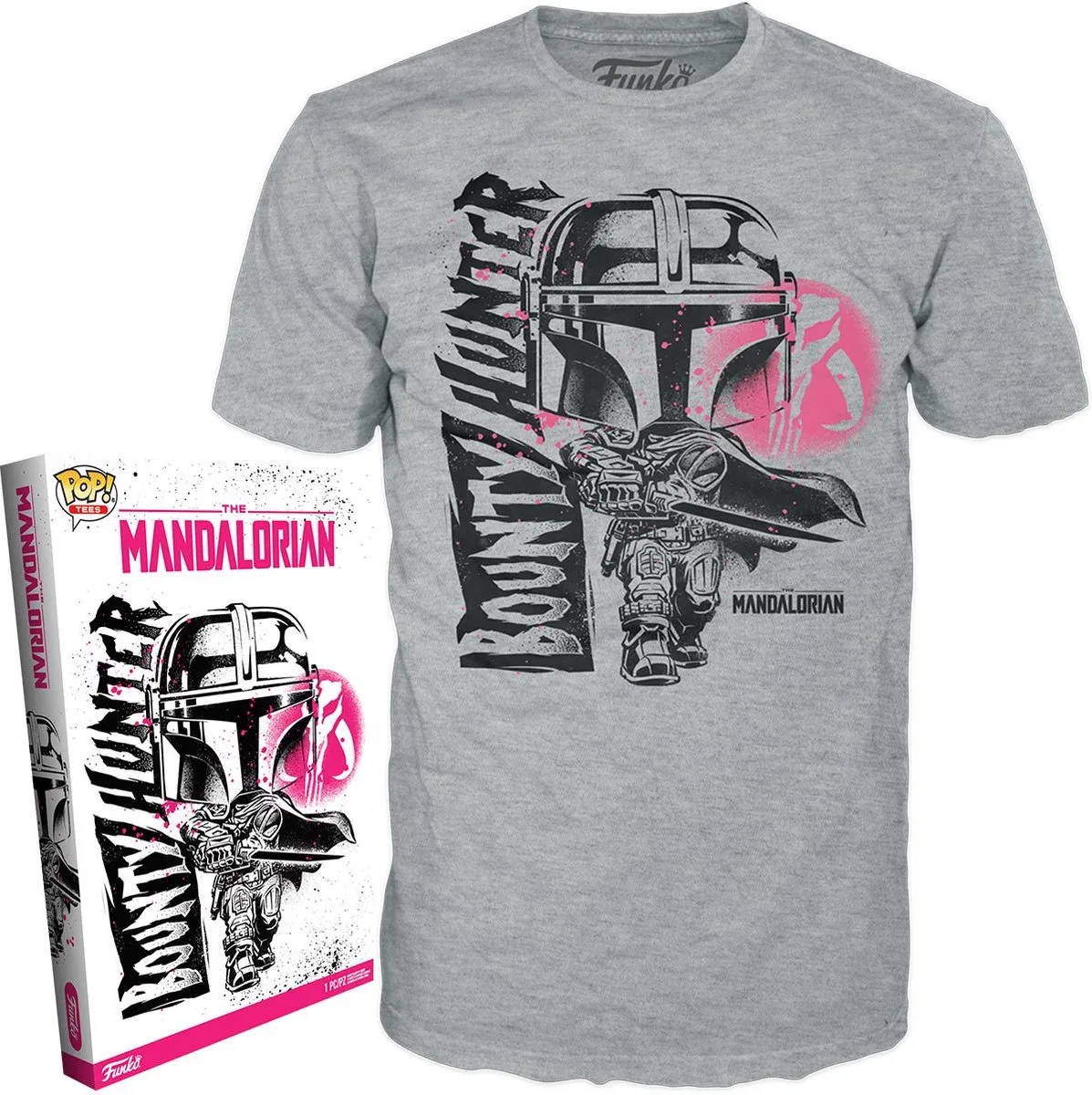 Funko Pop! Boxed T-Shirt Star Wars Mandalorian - Maat S - Multi - afbeelding 2 van 3