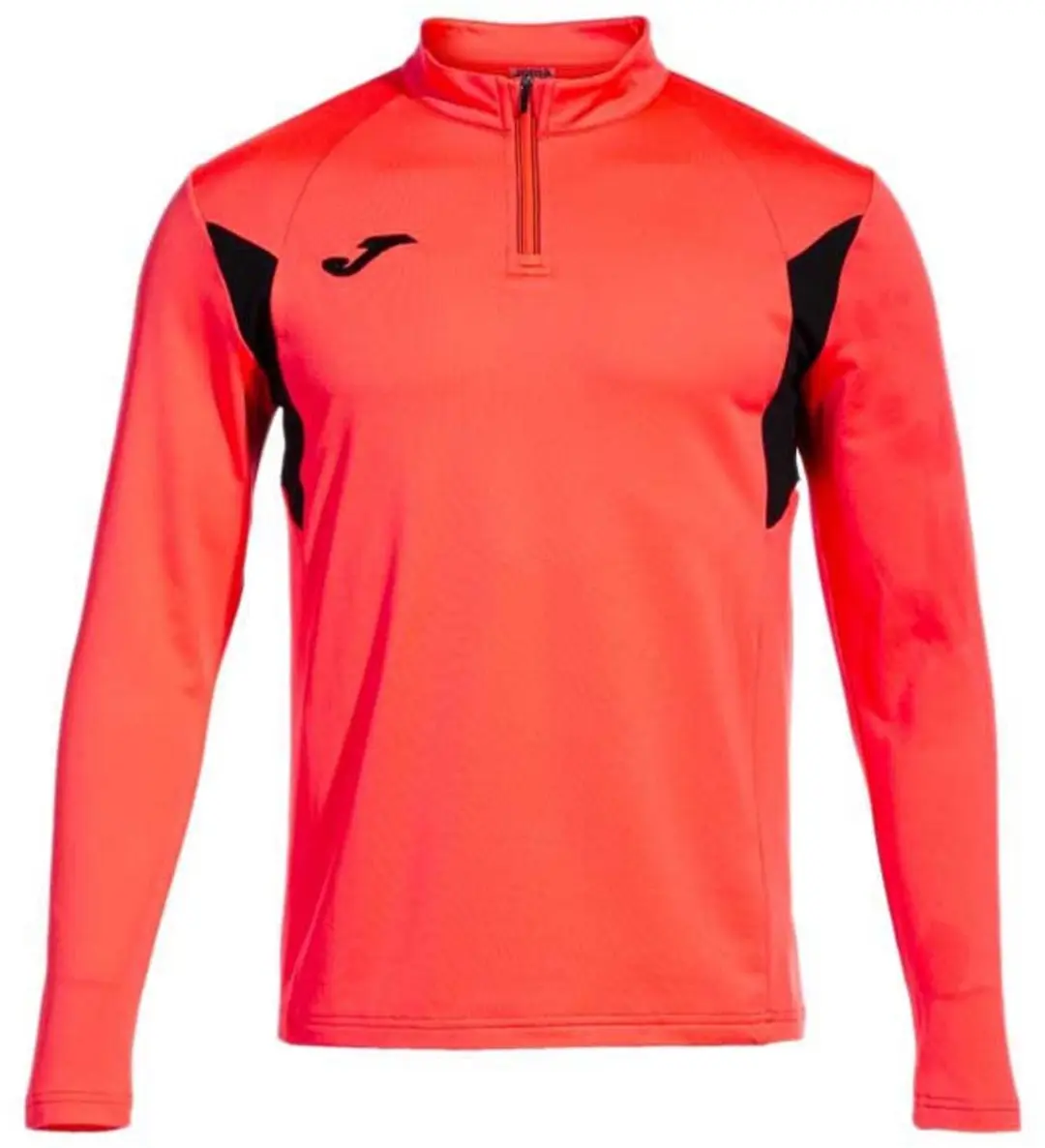 Joma Winner III Sweatshirt - 116 (11-12 jaar) - Coral Fluor/Black