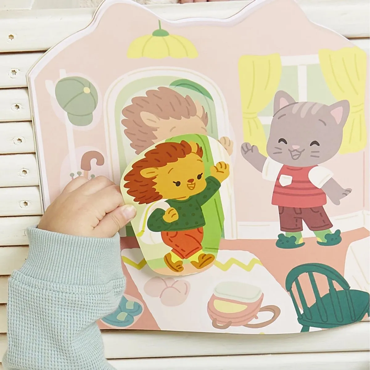 Janod Stickerboek Het Huis - 20 Pagina's - Multi