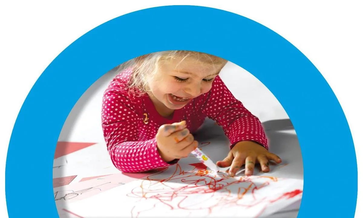 SES Creative My First Baby Markers 8 Stuks - Multicolor
