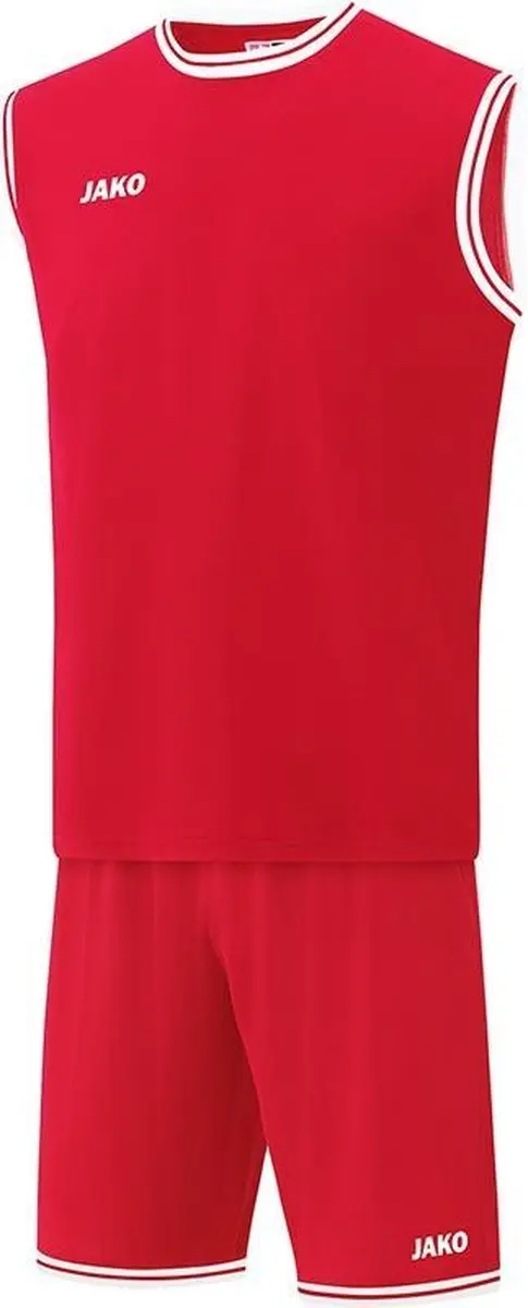 Jako Center 2.0 Basketbalshirt Heren - Wit/Rood S