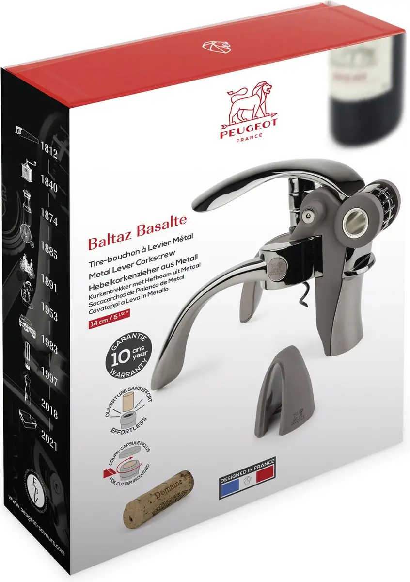 Peugeot Baltaz Kurkentrekker 14cm - Basalt - afbeelding 4 van 6