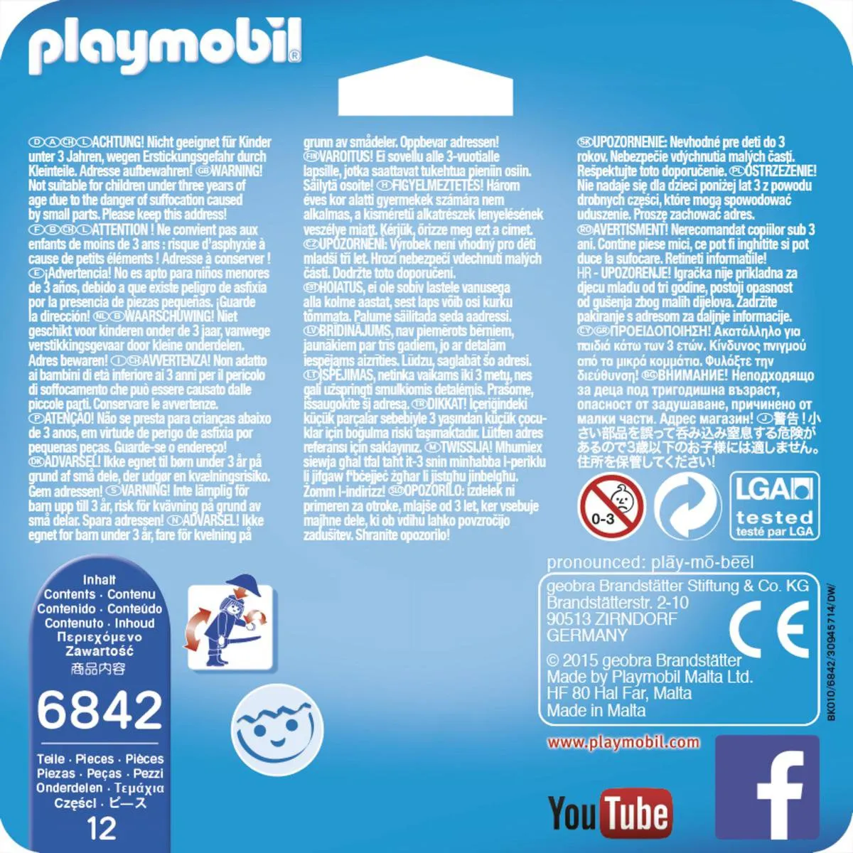 Playmobil Duopack Elf en Dwerg 6842 - Groen