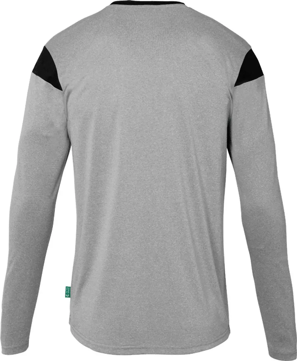 Uhlsport Squad 27 Voetbalshirt Lange Mouw Kinderen 164 - Grijs/Zwart