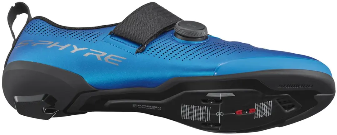 Shimano SH-TR903 Triathlonschoenen 47 - Blauw Mat Brons