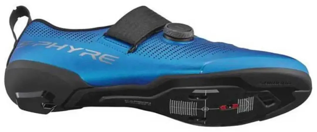 Shimano SH-TR903 Triathlonschoenen 47 - Blauw Mat Brons
