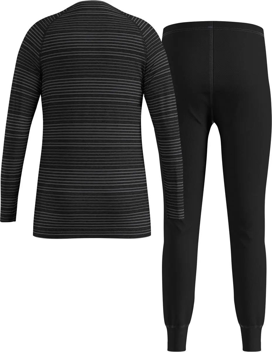 ODLO Active Warm Thermoset Kinderen 164 - Ondergoedset Zwart